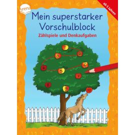 Merle, Katrin Bohnstedt, Antje Schmiedeskamp, Katja: Mein superstarker Vorschulblock – Zählspiele und Denkaufgaben