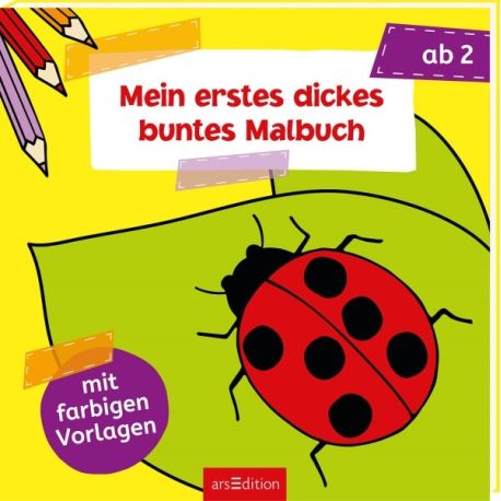 Mein erstes dickes buntes Malbuch ab 2, sortiert
