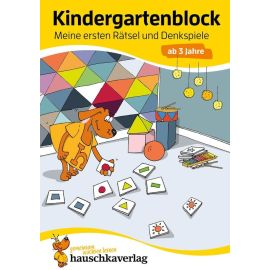 Kindergartenblock - Meine ersten Rätsel und Denkspiele ab 3 Jahre. Ab 3 Jahre., sortiert