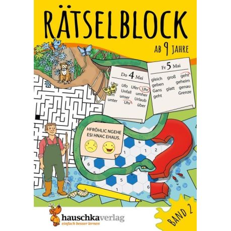 Rätselblock ab 9 Jahre, Band 2, sortiert