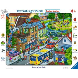 Ravensburger 5245 Puzzle Unsere grüne Stadt 24 Teile