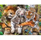 Ravensburger 12721 Puzzle Schmusende Raubkatzen 200 Teile XXL