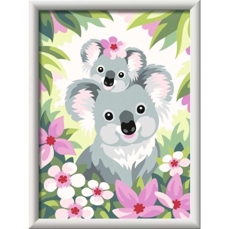 Ravensburger CreArt 28984 - Süße Koalas - Malen nach Zahlen Koala für Kinder ab 9 Jahre