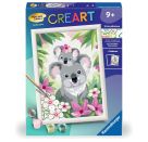 Ravensburger CreArt 28984 - Süße Koalas - Malen nach Zahlen Koala für Kinder ab 9 Jahre