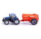 SIKU 1945 Traktor mit Ein-Achs-Güllefass 1:50