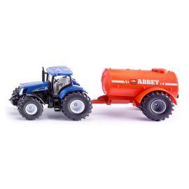 SIKU 1945 Traktor mit Ein-Achs-Güllefass 1:50