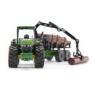 SIKU 1954 Traktor mit Forstanhänger 1:50