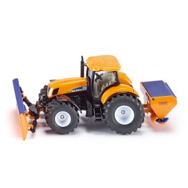 SIKU 2940 Traktor mit Räumschild und Streuer