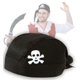 FRIES - Piraten-Bandana schwarz