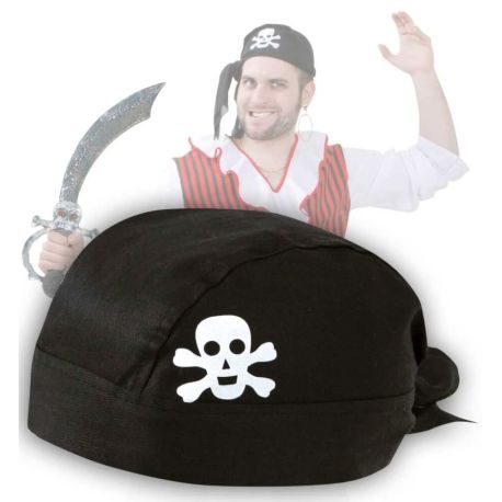 FRIES - Piraten-Bandana schwarz