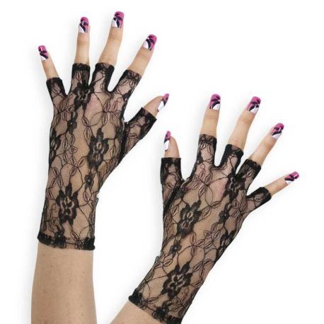 FRIES - Handschuhe Spitze schwarz