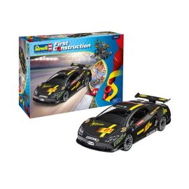 Rennwagen, schwarz, Revell First Construction, Bausatz für Kinder ab 4