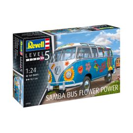 VW T1 Samba Bus Flower Power, Revell Modellbausatz