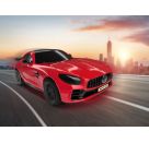 REVELL Build  n Race Mercedes-AMG GT R, rot , Auto-Bausatz mit Rückziehmotor für Kinder ab 4