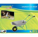 Outdoor active Schubkarre-Metall, silber grün