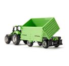 SIKU 1606 DEUTZ-FAHR mit Fortuna 2-Achs Anhänger