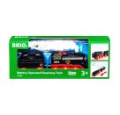 BRIO World 33884 Batterie-Dampflok mit Wassertank - Lokomotive mit echtem kühlen Dampf und Wasserbehälter zum Nachfüll