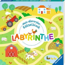 Ravensburger Mein allererster Rätselblock - Labyrinthe - Rätselbuch ab 3 Jahre