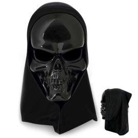 FRIES - Halbmaske schwarz mit Haube
