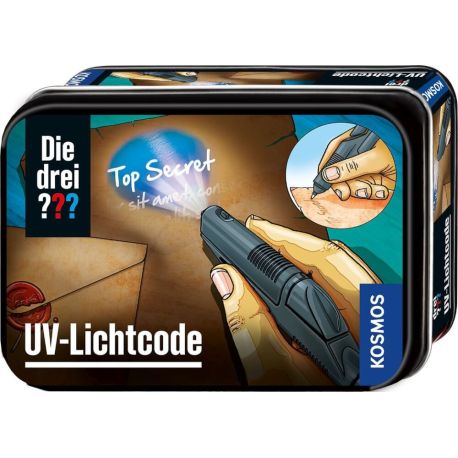 Die drei ??? UV-Lichtcode (gr. Dose)