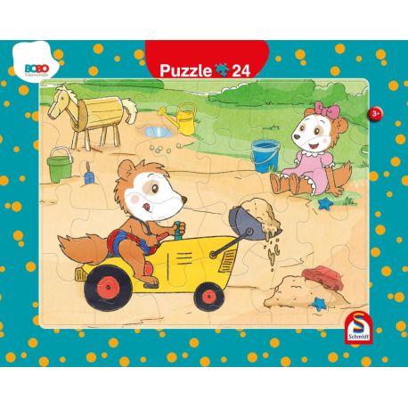 Schmidt Spiele 56809 2erSet RAPU Bobo Siebenschläfer 24 Teile   40 Teile