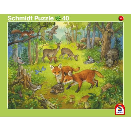 Schmidt Spiele 56811 2erSet RAPU Haustiere  Heimische Tiere 24 Teile   40 Teile