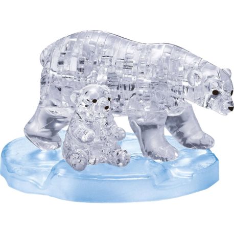 Crystal Puzzle - Eisbärenpaar 40 Teile