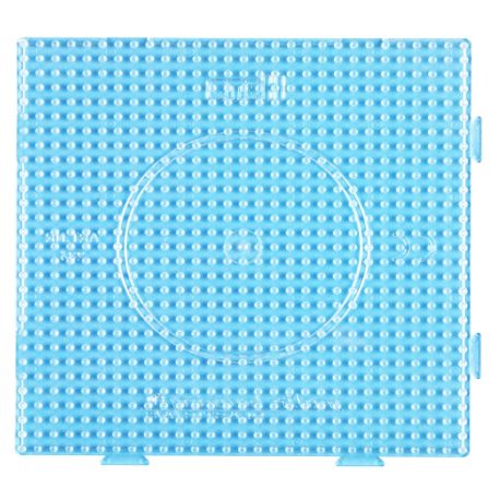 Hama® Bügelperlen  Stiftplatte transparent großes Quadrat.