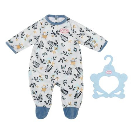 Zapf Baby Annabell Strampler blau Blätter 43cm