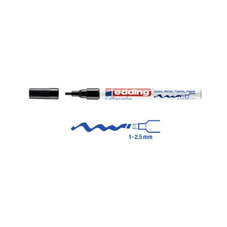 e-753 Glanzlack-Marker schwar