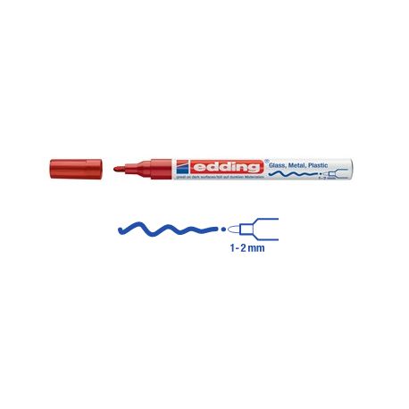 751 Glanzmarker rot