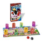 Ravensburger Mitbringspiel – 20893 – Miraculous Würfel-Duell, Spannendes Würfelspiel  mit Lady Bug und Cat Noir ab 6 J