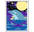 Ravensburger CreArt 27694 - Kleiner Delfin - Malen nach Zahlen Delfin für Kinder ab 7 Jahre