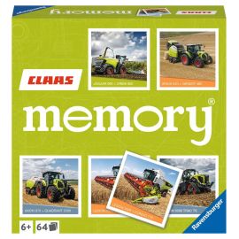 Ravensburger CLAAS memory® - 20882 - der Spieleklassiker für alle Landmaschinen Fans, Merkspiel für 2-8 Spieler ab 6 J