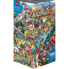 Puzzle Go Camping!, Berman 2000 Teile