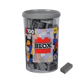 Blox 100 graue 8er Steine in Dose