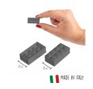 Blox 100 graue 8er Steine in Dose