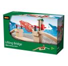 BRIO World 33757 Hebebrücke – Eisenbahnzubehör für die BRIO Holzeisenbahn – Kleinkinderspielzeug empfohlen für Kinder