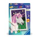 Ravensburger CreArt 28473 - Einhorn - Malen nach Zahlen Einhorn für Kinder ab 7 Jahre