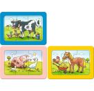 Ravensburger 6571 Puzzle Gute Tierfreunde 3x6 Teile