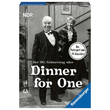 Ravensburger Partyspiel - 26835 - Der 90. Geburtstag oder Dinner for One - Gesellschaftsspiel für Erwachsene und Kinde