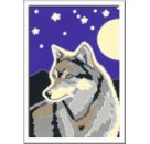 Ravensburger CreArt 28773 - Wolfsportrait - Malen nach Zahlen Wolf für Kinder ab 7 Jahre
