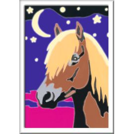 Ravensburger CreArt 28774 - Treues Pferd - Malen nach Zahlen Pferd für Kinder ab 7 Jahre
