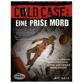 ThinkFun - 76465 - Cold Case: Eine Prise Mord. Der zweite Cold Case Krimi im eigenen Heim. Wer findet den Mörder? Ein
