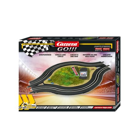 CARRERA GO!!! - Einspurkreis mit Deko