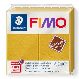Modelliermasse  FIMO® leather-effekt ocker