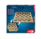Deluxe Holz Schach & Dame