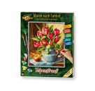 Malen nach Zahlen - Tulpenstrauß