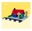 Blox 4x Bauplatte je 25x25cm