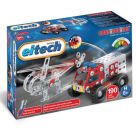 eitech Metallbaukasten - Feuerwehr Set - Heli & Löschwagen